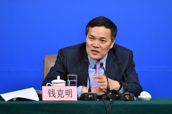 Qian Keming, vice-minister of commerce (Photo/Xinhua)
