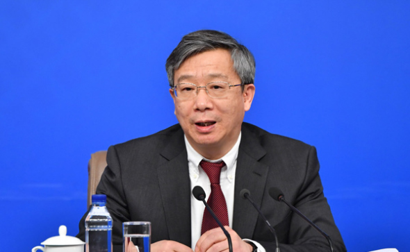 Yi Gang, vice-governor of the People's Bank of China (Photo/Xinhua)