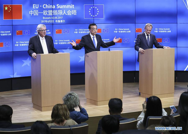 Full Text: List of Outcomes of the 19th China-EU Summit