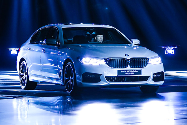All-new BMW 5 Series Li launches with 13 China exclusive features. (Photo provided to China Daily)