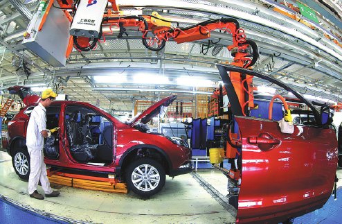 The automaking industry is among the potential sectors in which foreign companies can invest in Dalian. (Photo by ZHANG CHUNLEI/CHINA DAILY)