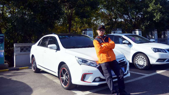 Beijinger Sun Hao has owned his plug-in hybrid electric vehicle for three years. (Photo: CGTN/Sun Hao‍)
