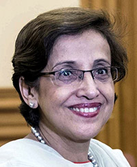Tehmina Janjua, Pakistan's foreign secretary. (Photo provided to China Daily)
