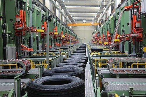 The new smart production line in Doublestar's industrial 4.0 intelligent plant in Qingdao, East China's Shandong Province (Photo/Courtesy of Doublestar Group)