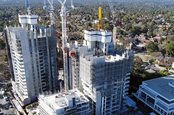 A real estate project of China Poly in Sydney. The company, which has had two real estate projects in the U.S., vows to further boost its international business in both developing and developed countries.(Photo provided to China Daily)