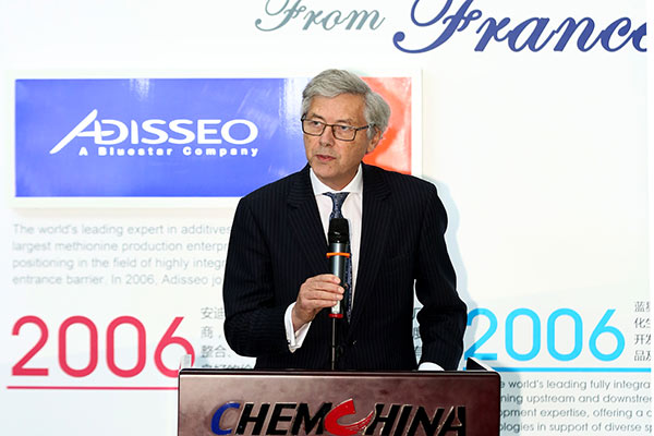 Olivier de Clermont-Tonnerre, chief strategy and corporate development officer at China National BlueStar (Group) Co Ltd. (China Daily)