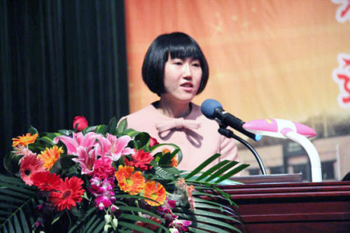 A file photo of Xu Yangyang. (Photo/china.org.cn)