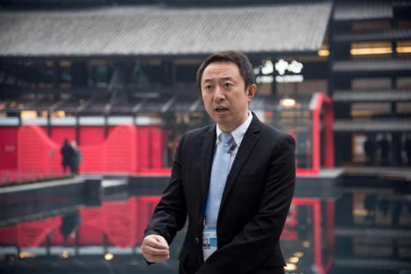 Li Ya, CEO of mobile news aggregator Yidianzixun. (Photo by Wang Chengmeng/chinadaily.com.cn)