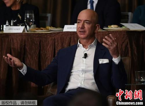 Amazon CEO Jeff Bezos. (Photo/Chinanews.com)
