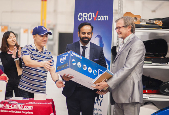 Made-in-China.com, a subsidiary of Focus Technology, also promotes Chinese SMEs in overseas markets through events like Crov 2018 China Direct Factory Products Ordering Day, which was held in Ontario, California, on Jan 13. (Photo/China Daily)