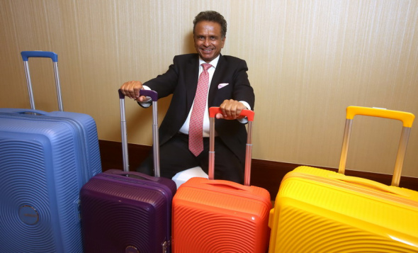 Ramesh Tainwala, CEO of Samsonite International SA. (Photo provided to China Daily)