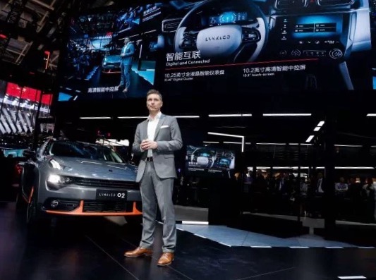 Geely launches the Lynk & Co 02 at the Auto China 2018 in Beijing on April 25, 2018. (Photo provided to chinadaily.com.cn)