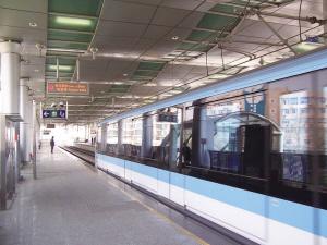 Zhongshanmen subway station in Nanjing, Jiangsu province.[File Photo]