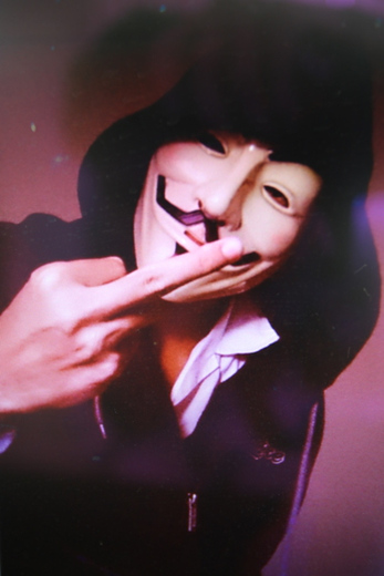 Selfie of Xu wearing a mask. [Photo: Taiwan media]