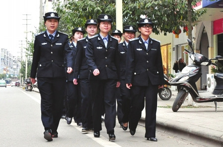 File photo of Chengguan officers.