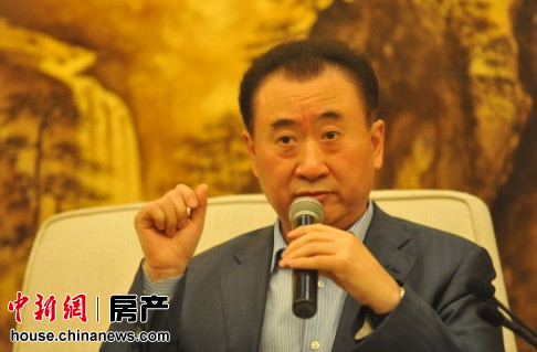 File photo of Chinese billionaire Wang Jianlin. 