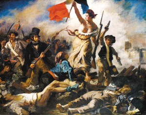File picture of French painter Eugene Delacroix's magnum opus Liberty Leading the People (Photo source: Xi'an Evening News)