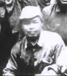 The Japanese pacifist Hideo Miyagawa. [Screenshot of a programme on CCTV-9]
