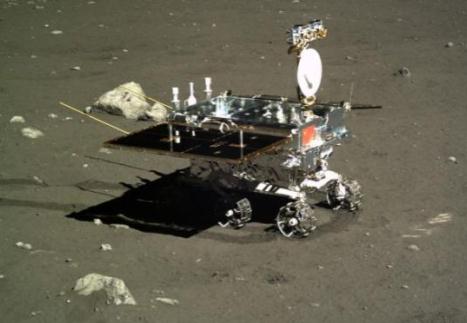 The Yutu moon rover. (Photo: China News Service)