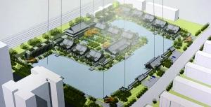 Layout map of the upcoming project at the Taiye Pool. (Photo: the Beijing Morning Post)