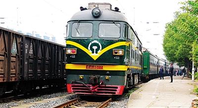File photo of old green trains. 