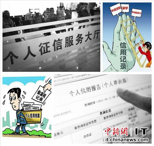 The combo photo shows the influence of credit investigation on individuals. (Photo: Chinanews.com)