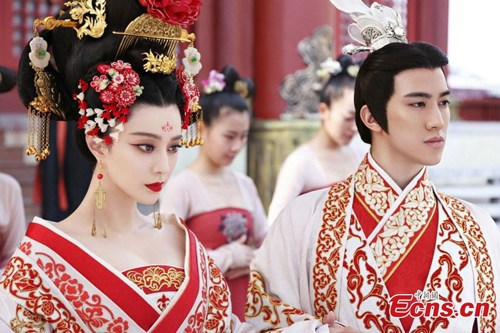 A still shot from Chinese television drama The Empress of China. [Photo/CFP]