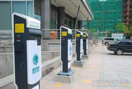 Charging poles for new energy cars. (File photo/tyncar.com)