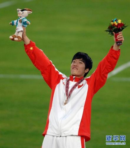 File photo of Liu Xiang. (Xinhua)
