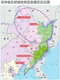 A planning map of northeast China's Jilin province. (Photo/caijing.com.cn)