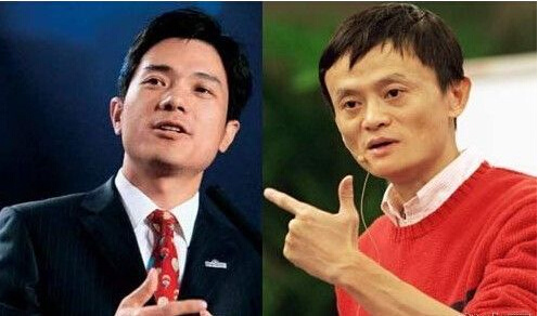 Baidu CEO Robin Li (L) and Alibaba chairman Jack Ma. (File photo)