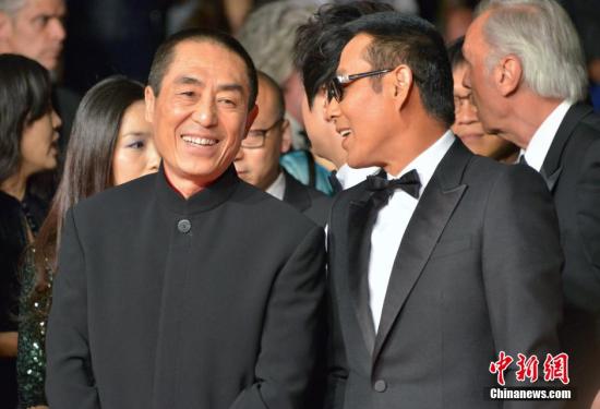 Famous Chinese director Zhang Yimou (left) (File photo/Chinanews.com)