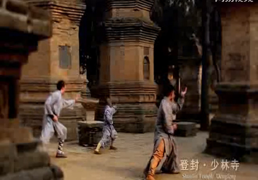 Shaolin Temple in Henan promotional video that was broadcast in New York's Times Square. (Photo/Screenshot)