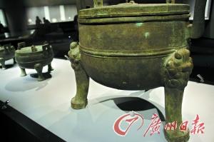 A Chinese relic looted by Japanese aggressors during World War II is displayed at the Tokyo National Museum. (Photo/Guangzhou Daily)