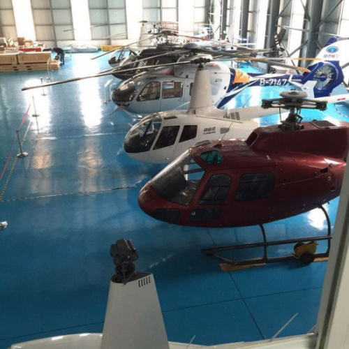 Aircraft are seen in China's sole private aircraft outlet in Ningbo, Zhejiang Province. (File photo)