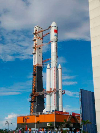 Chinas brand-new Wenchang Satellite Launch Center in Hainan Province is ready for the launch of a Long March-7 carrier rocket scheduled for June 25, 2016. (Photo/Southern Metropolis Daily)