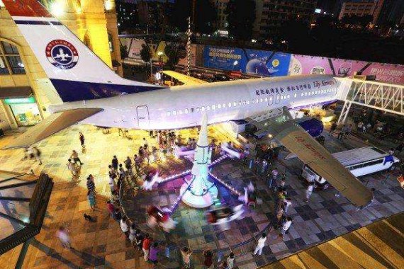 A retired Boeing 737 aircraft is transformed into a theme restaurant in Wuhan Hubei Province.(File photo)