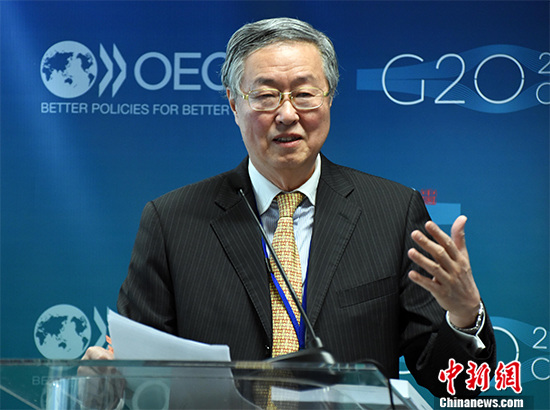 People's Bank of China Governor Zhou Xiaochuan. (File photo/Chinanews.com)