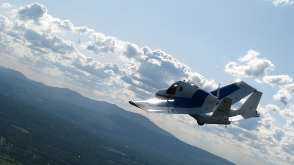 A flying car designed by Terrafugia. (Photo/Website of Terrafugia)
