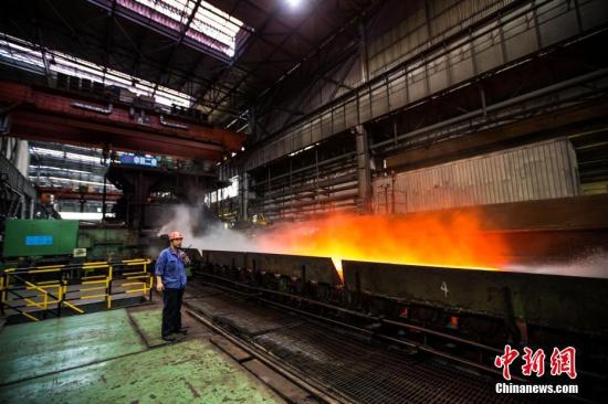 A steel factory in Fujian Province. (File photo/China News Service)