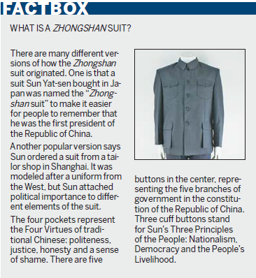 Zhongshan suits make comeback