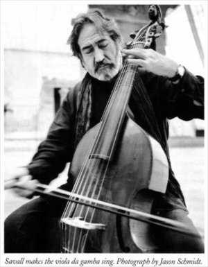 Spanish violist Jordi Savall performs with Hesperion XXI. [Photo: Jason Schmidt]