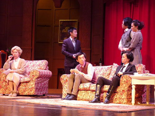The Shanghai Modern Theater will present the Chinese version of The Mousetrap to UK audiences. Provided to China Daily