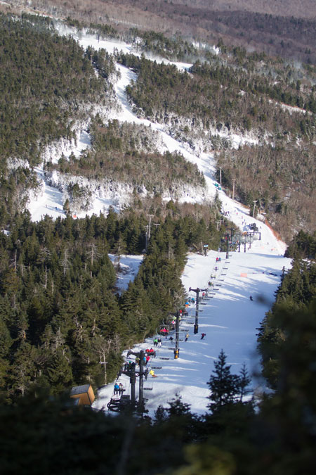 Killington resort, Vermont of the United States is a paradise for snow fun.