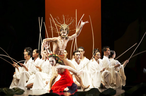 Lin Hwai-min's Nine Songs by Cloud Gate. Liu Zhenxiang / For China Daily