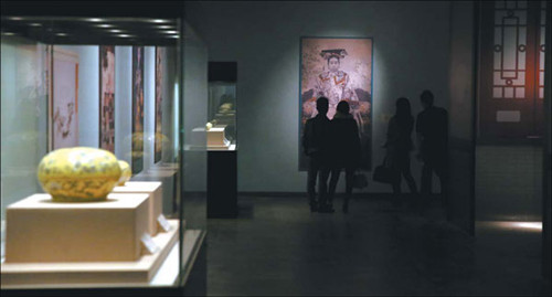 Ci Xi's China Exhibition held at Beijing's Capital Museum displays the Empress Dowager's good taste in her choice of porcelain. Photos by Jiang Dong / China Daily