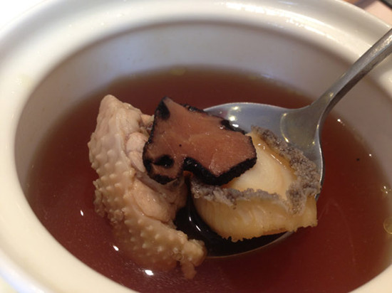Truffle chicken soup is one of the best-tasting tonics to promote calm and assist peaceful sleep. Photos by Guo Anfei / China Daily