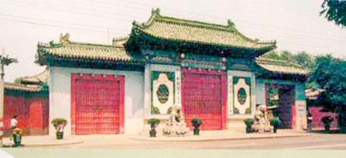 An old photo of Songpo Library.[Photo/Cri.cn]