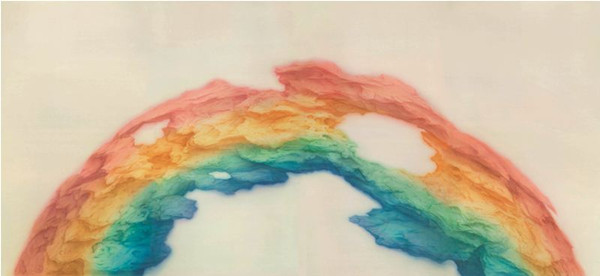 Xu Lei's art work Rainbow Stone [Photo/Today Art Museum]