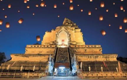 Chiangmai, in the mountains of northern Thailand, has become a new favorite destination for Chinese travelers.